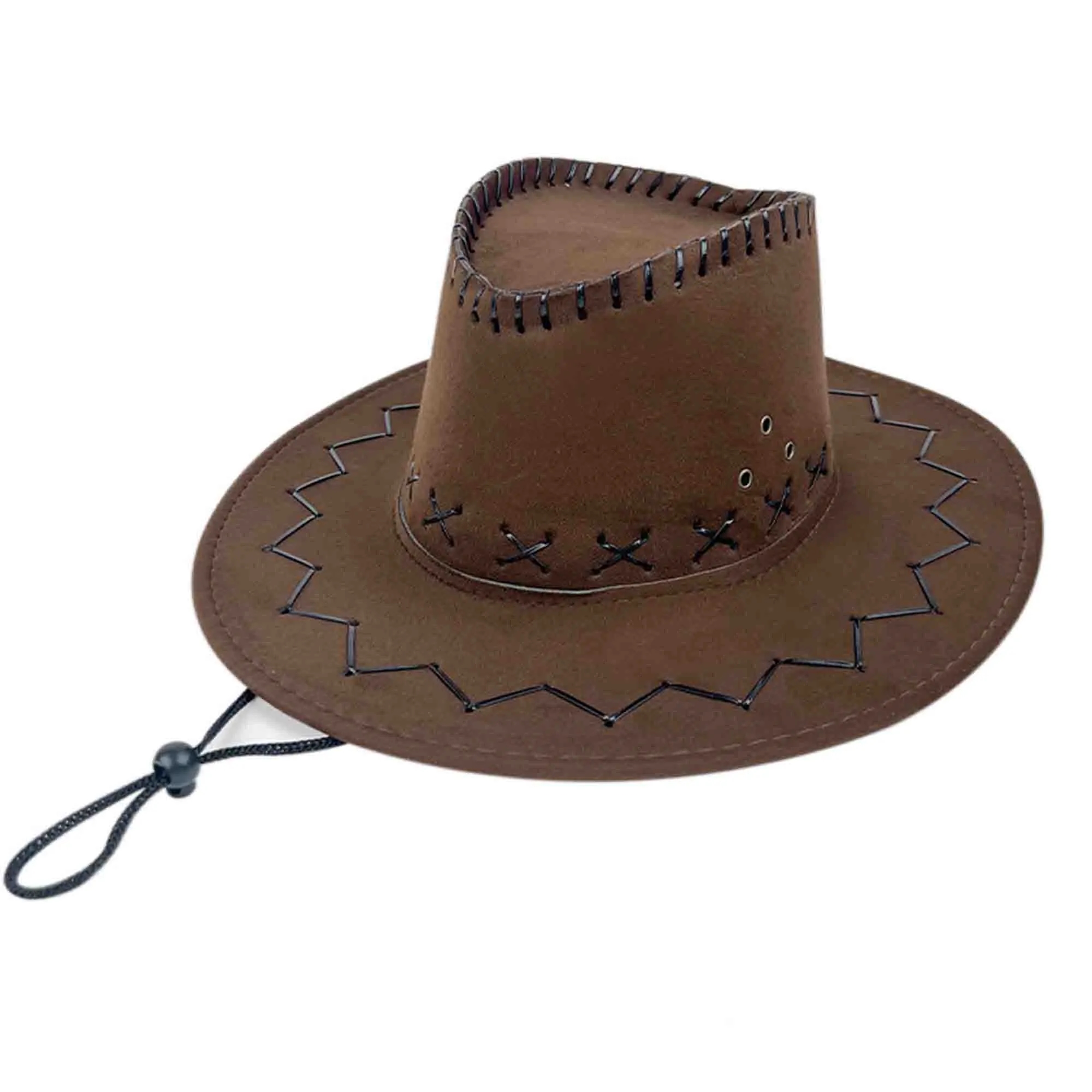 Western Cowboy Hat Costume with Bandana 10