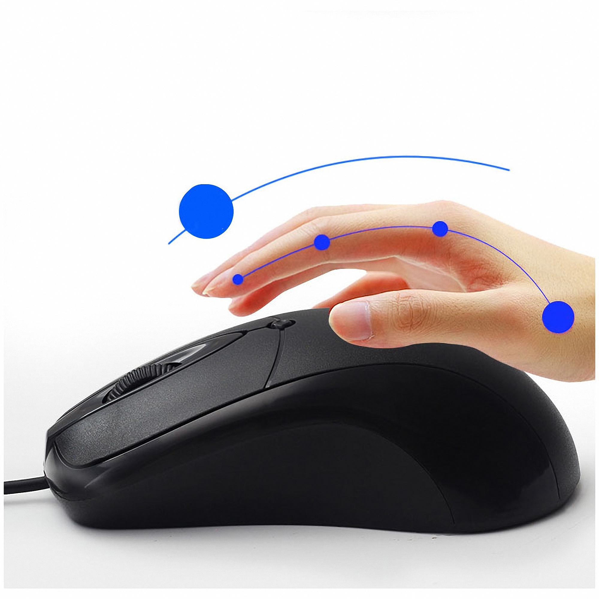 Wired USB Computer Mouse with 3 Buttons 1