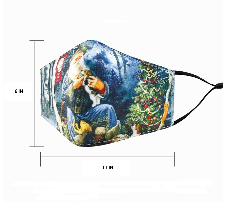2-Ply Reusable 3D Cotton Face Mask 6