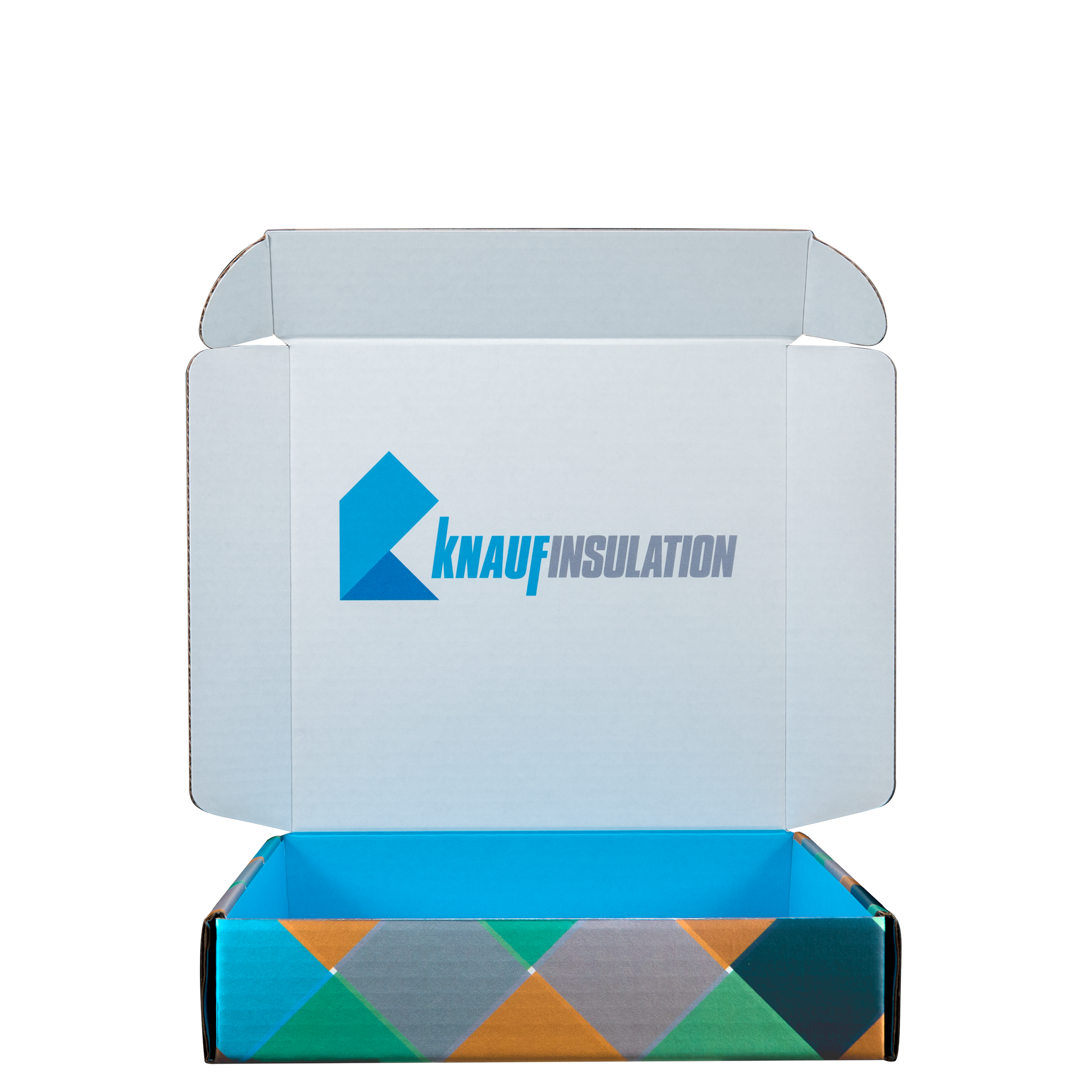 Mailing Box, B-Flute10" x 10" x 2.25" - White - D - 250 sq in 2