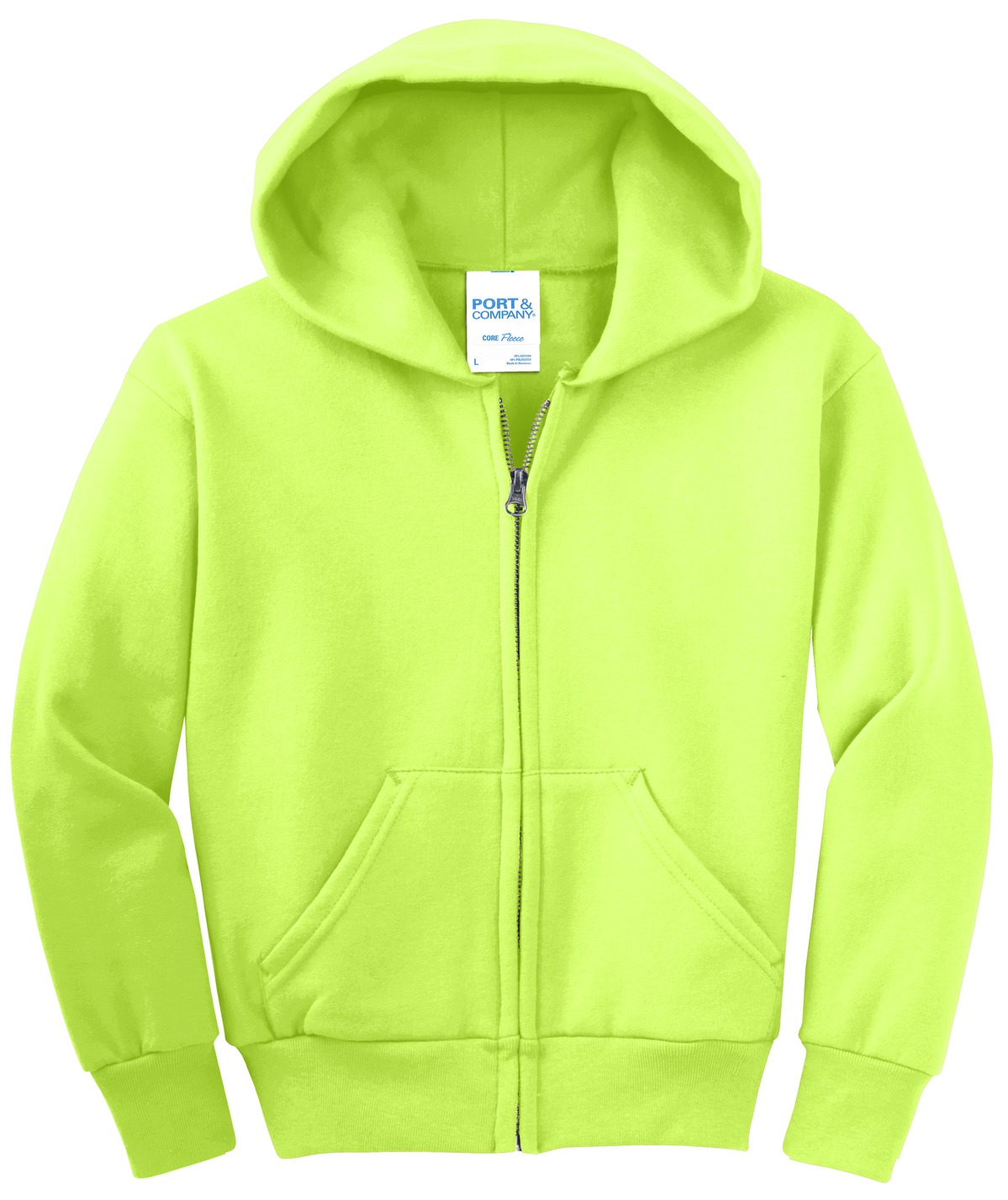 Port & Company® Youth Core Fleece Full-Zip Hooded Sweatshirt 40