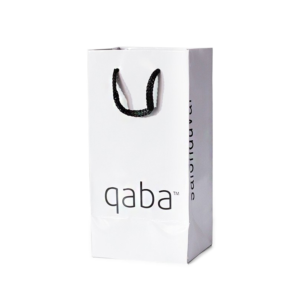 210g C1S paper bag with foil imprint on all sides (5.25*8.25*3.25") 2