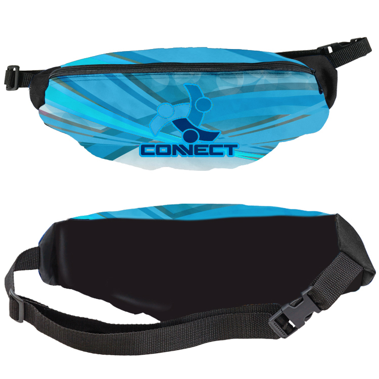Wide Full Color Front Only Fanny Pack 10