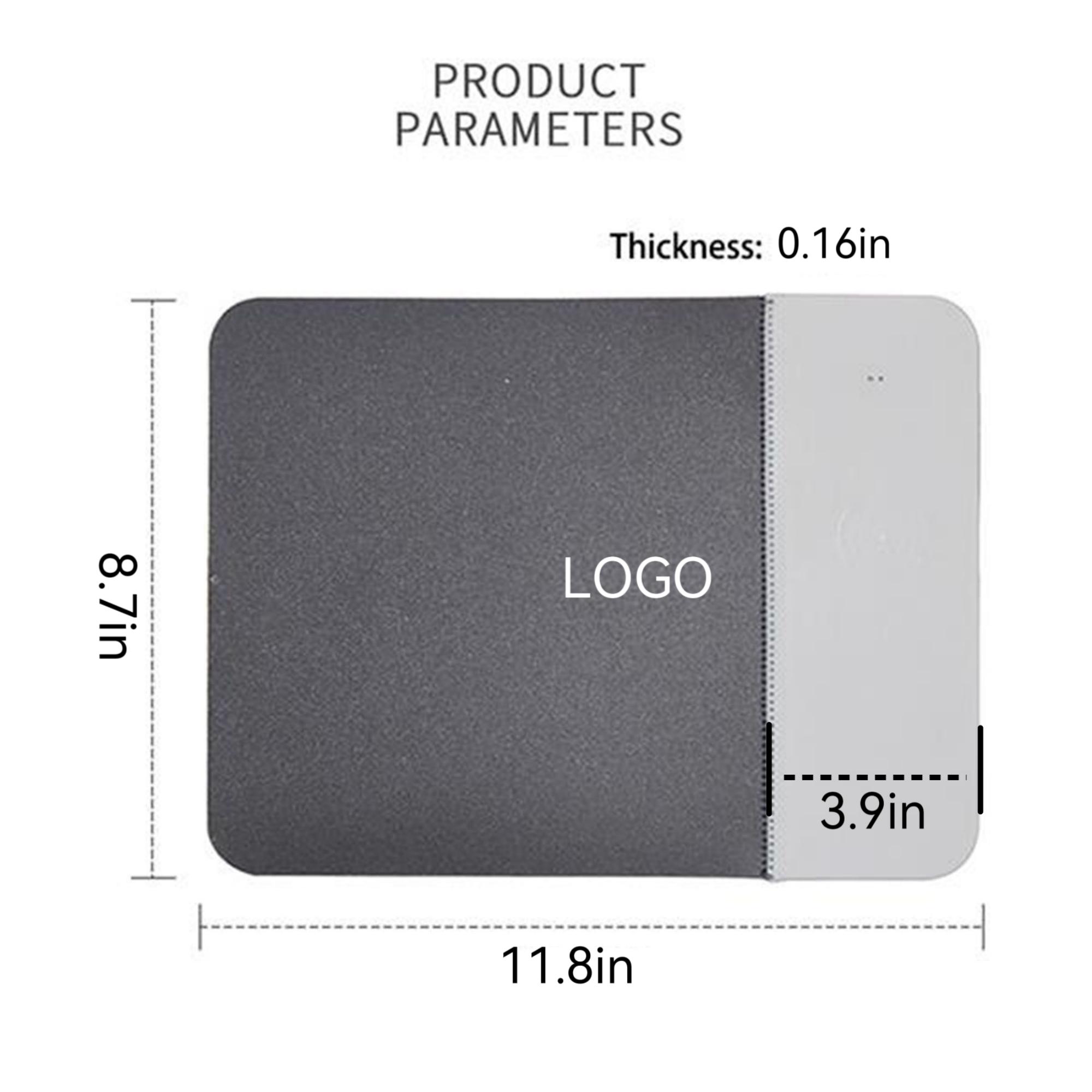 MOQ 10pcs 15W Fast Wireless Charging Mouse Pad 4