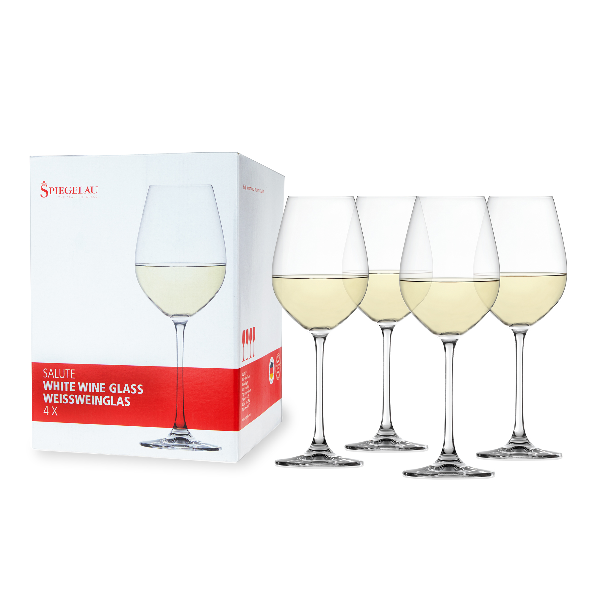 Spiegelau Salute 16.4 oz White Wine Glass, set of 4 8