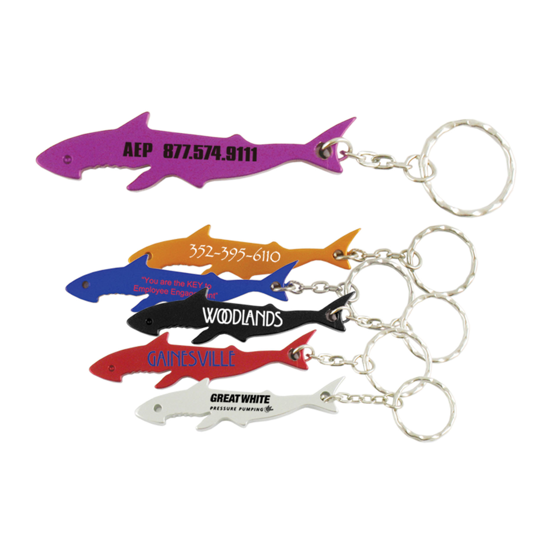 Shark Shaped Key Chain-Close Out 8
