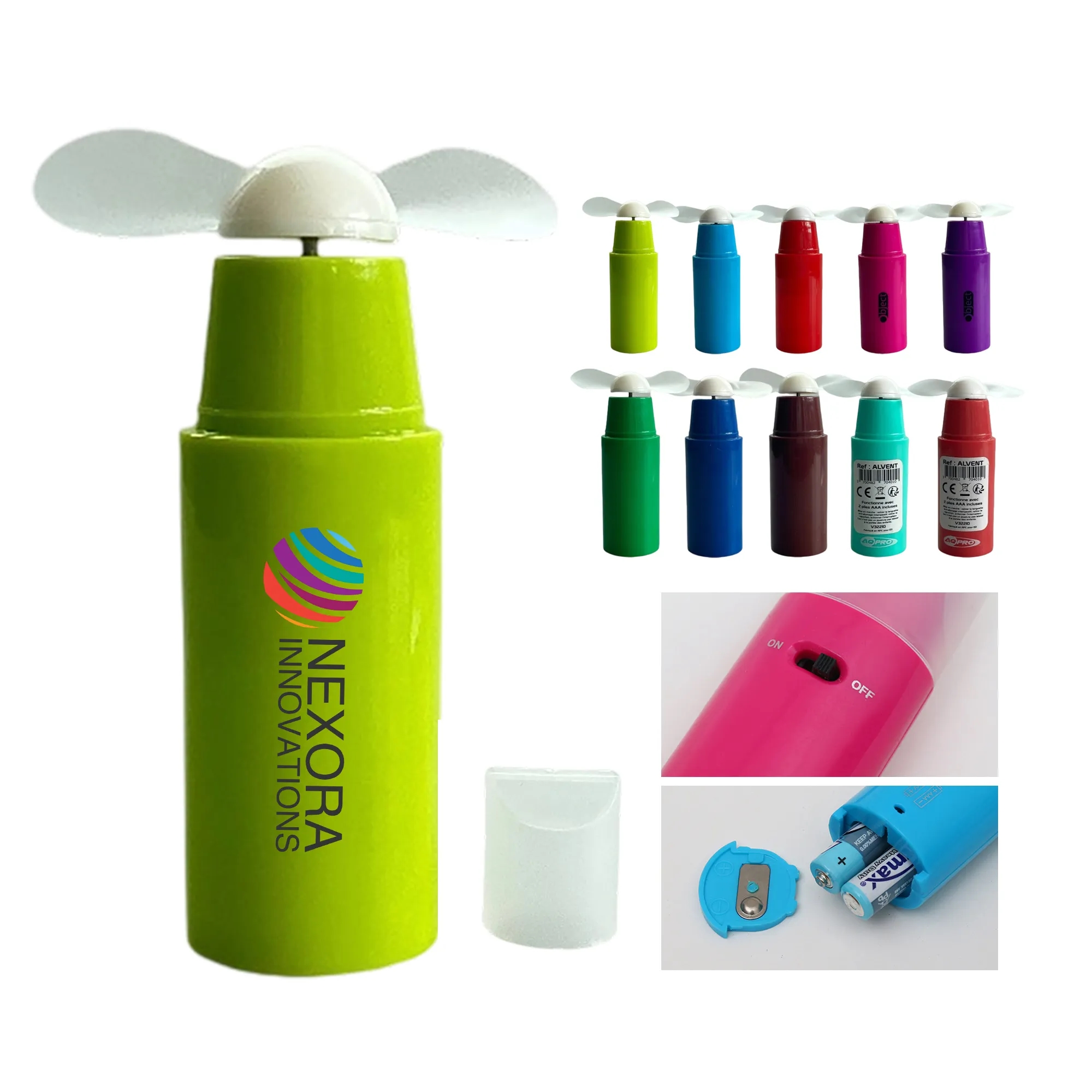Mini Lipstick-Shaped Fan with Quiet Operation 8
