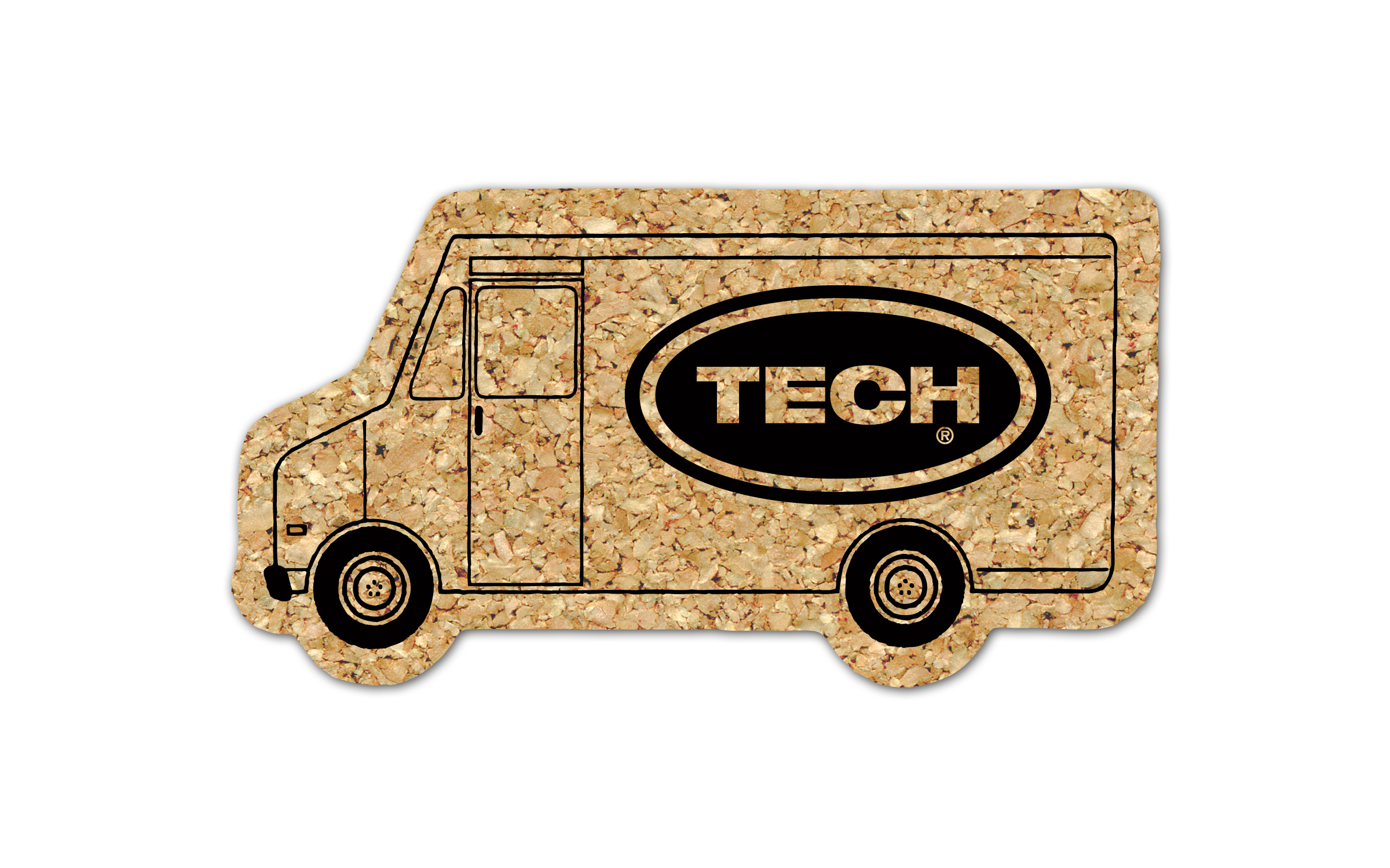 Box Truck Cork Coaster 6