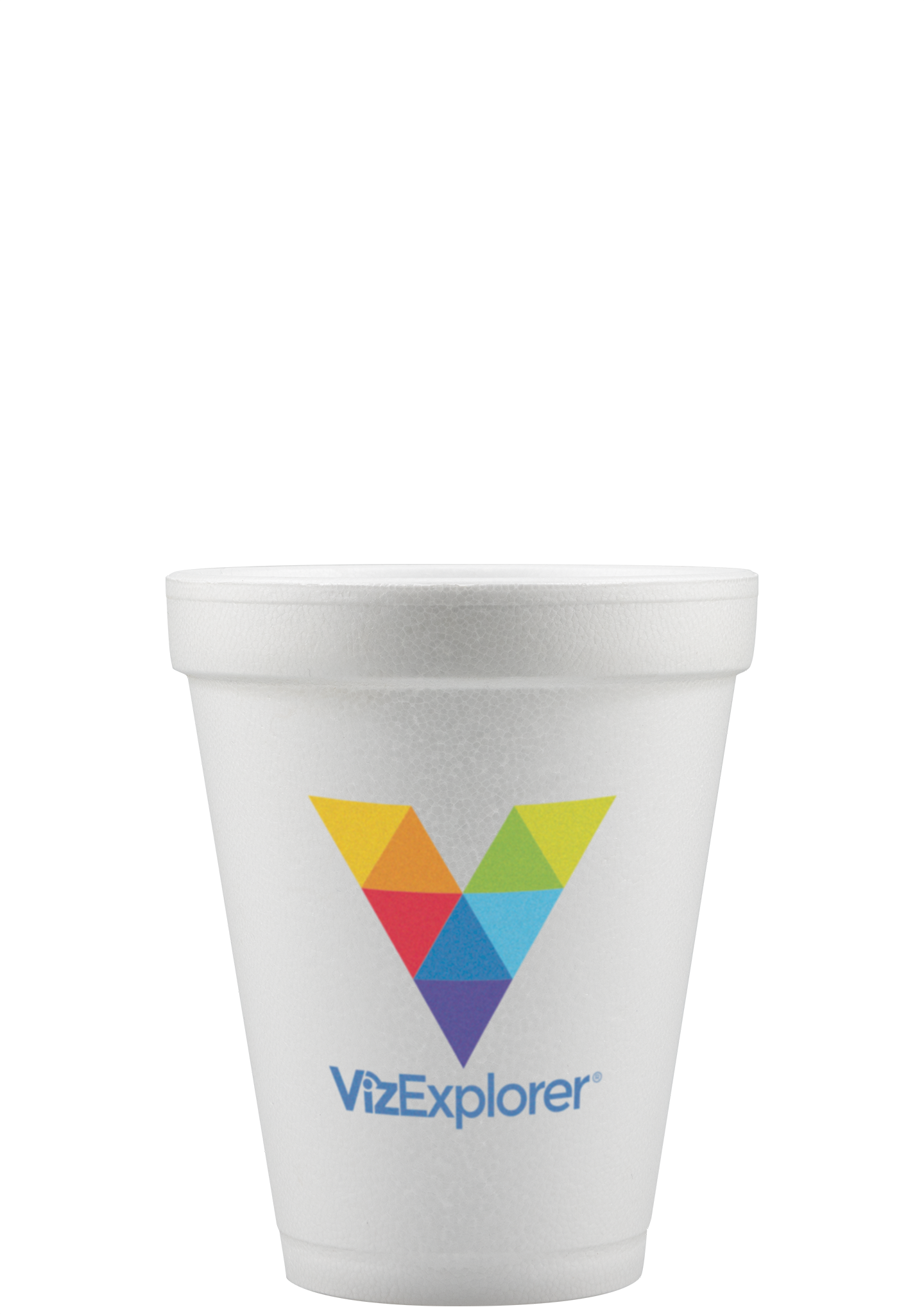 10 oz Foam Cup White Digital Print 3