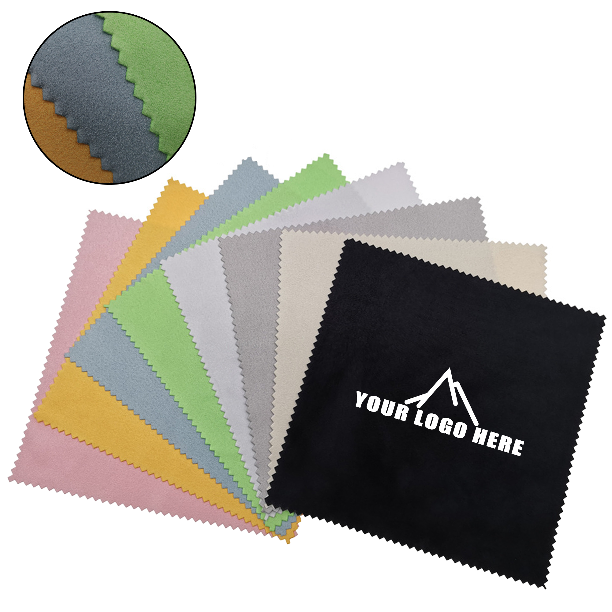 Assorted Colors Microfiber Cleaning Cloths 2