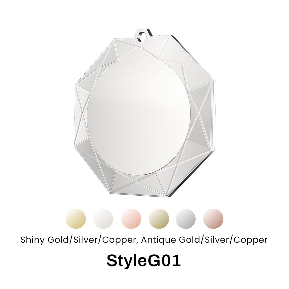 3.5" UV Printed Award Medals 3