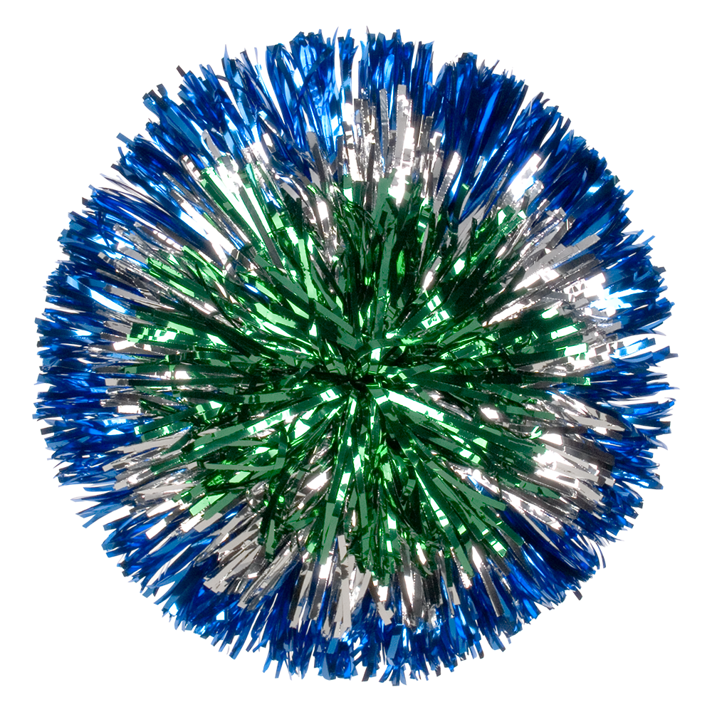 Custom Metallic Classic Cut Bullseye Pom 32