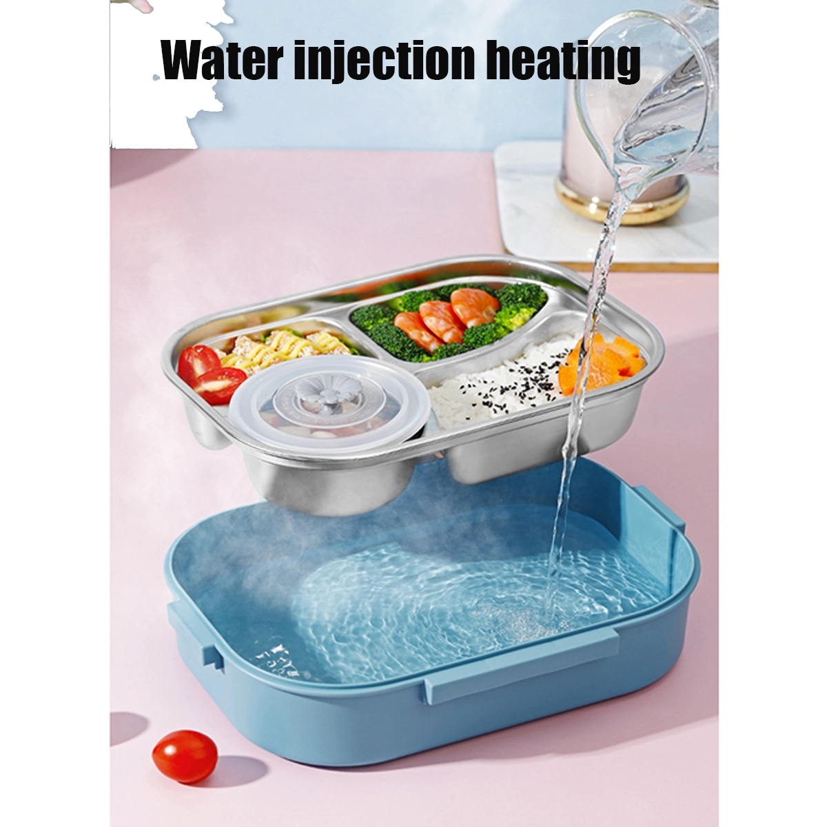 Stainless Steel Bpa-Free Bento Box With Cutlery 2