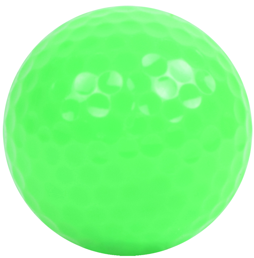 3-Colored Golf Balls Tube w/Poker Chip 4