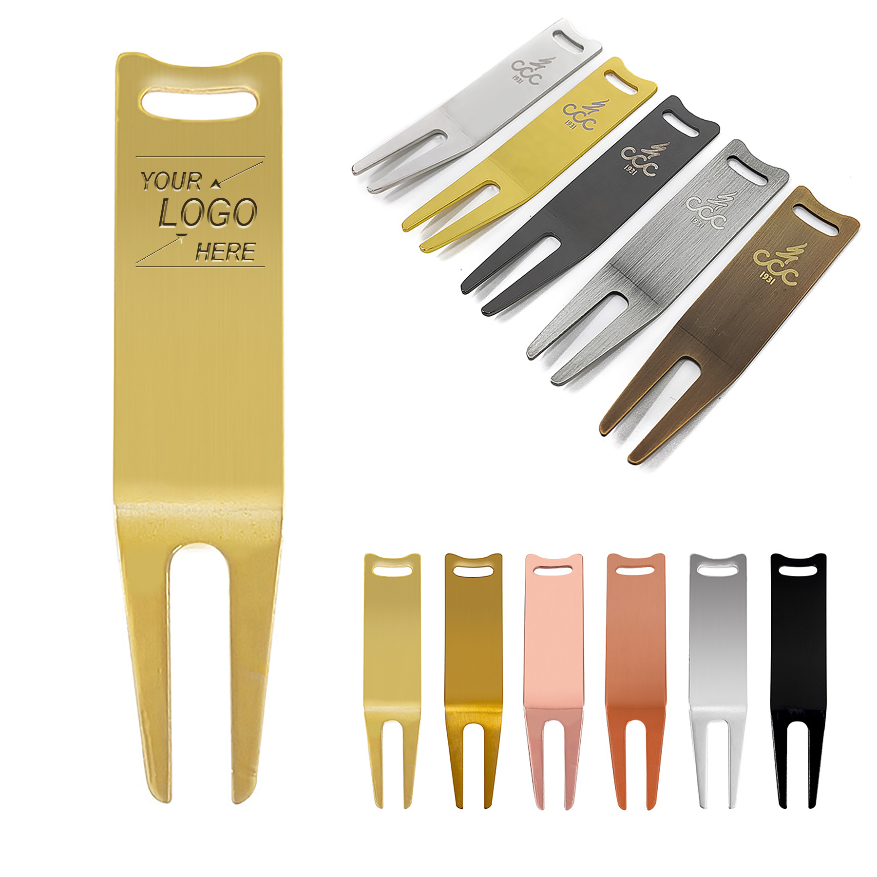 Golf Divot Repair Tool with Metal Bending Function 4