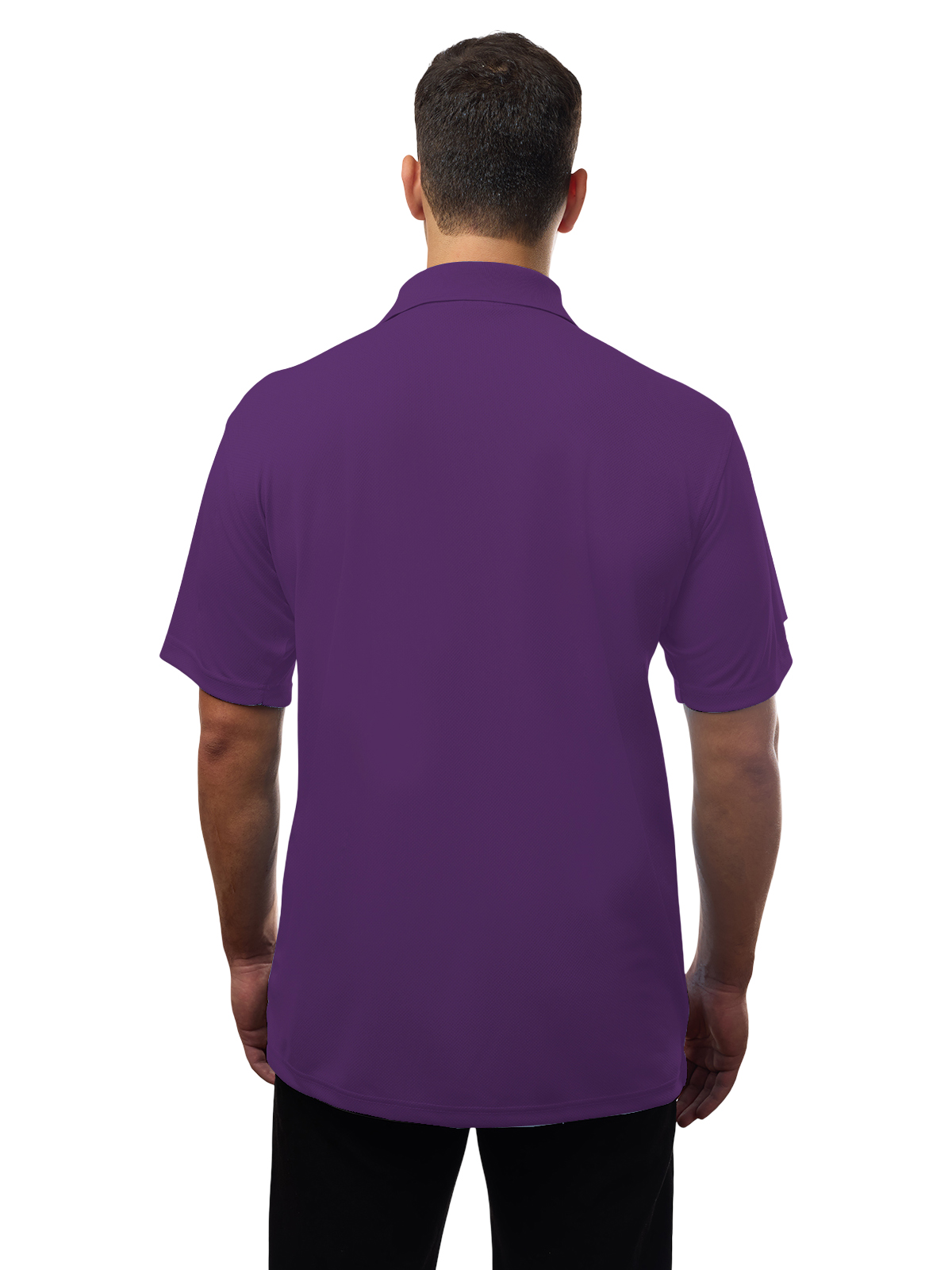 Blue Generation - Men's Pocketless Wicking Short Sleeve Polo 16