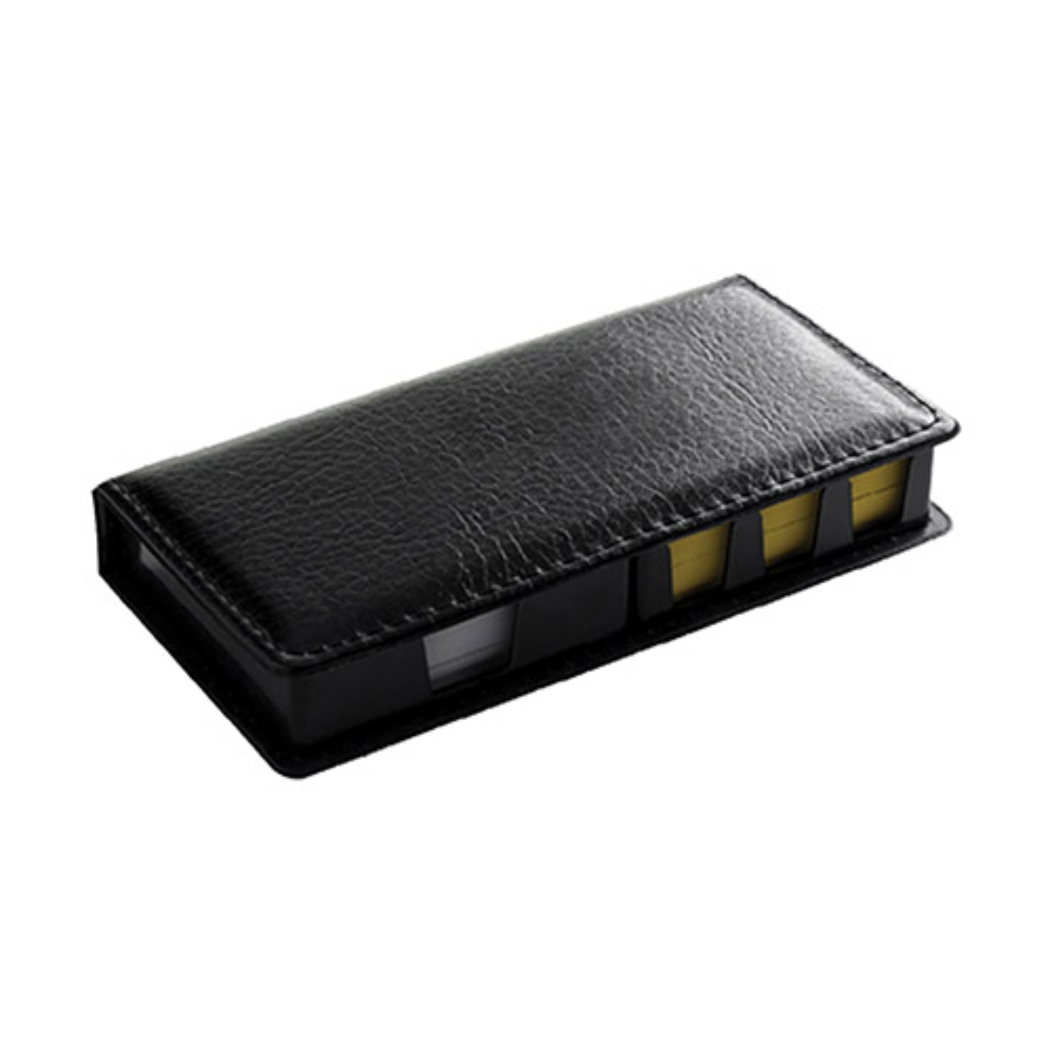 Leatherette Flip-Top Calendar Box with Dual Notes (CLOSEOUT) 3