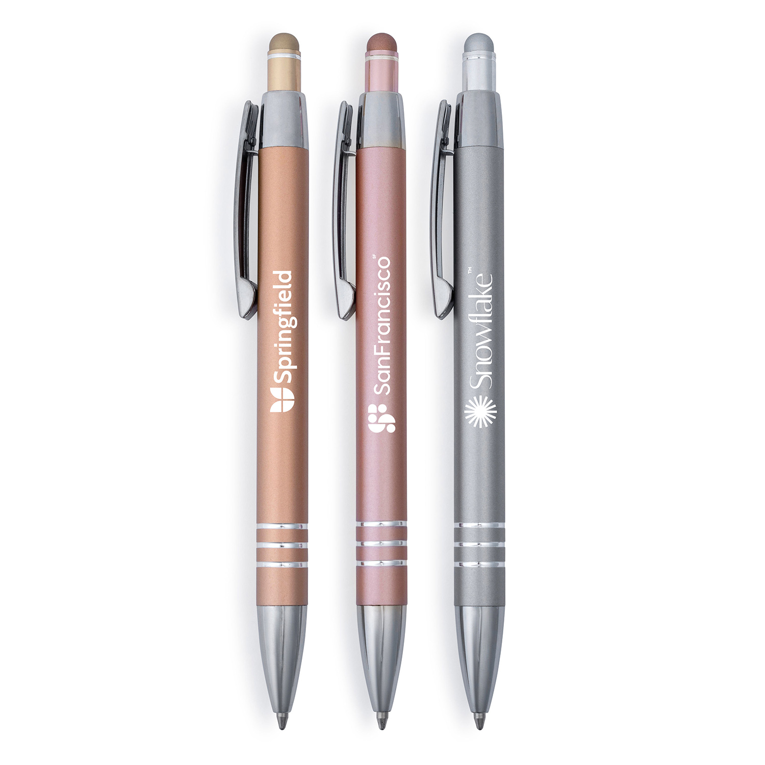 Broadway Stylus Metallic Click Metal Pen