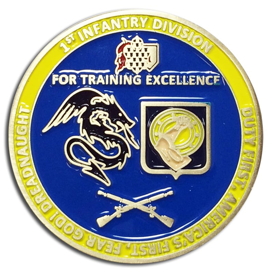 Zinc Alloy Challenge Coin with Antique Finish - Die Struck & 9
