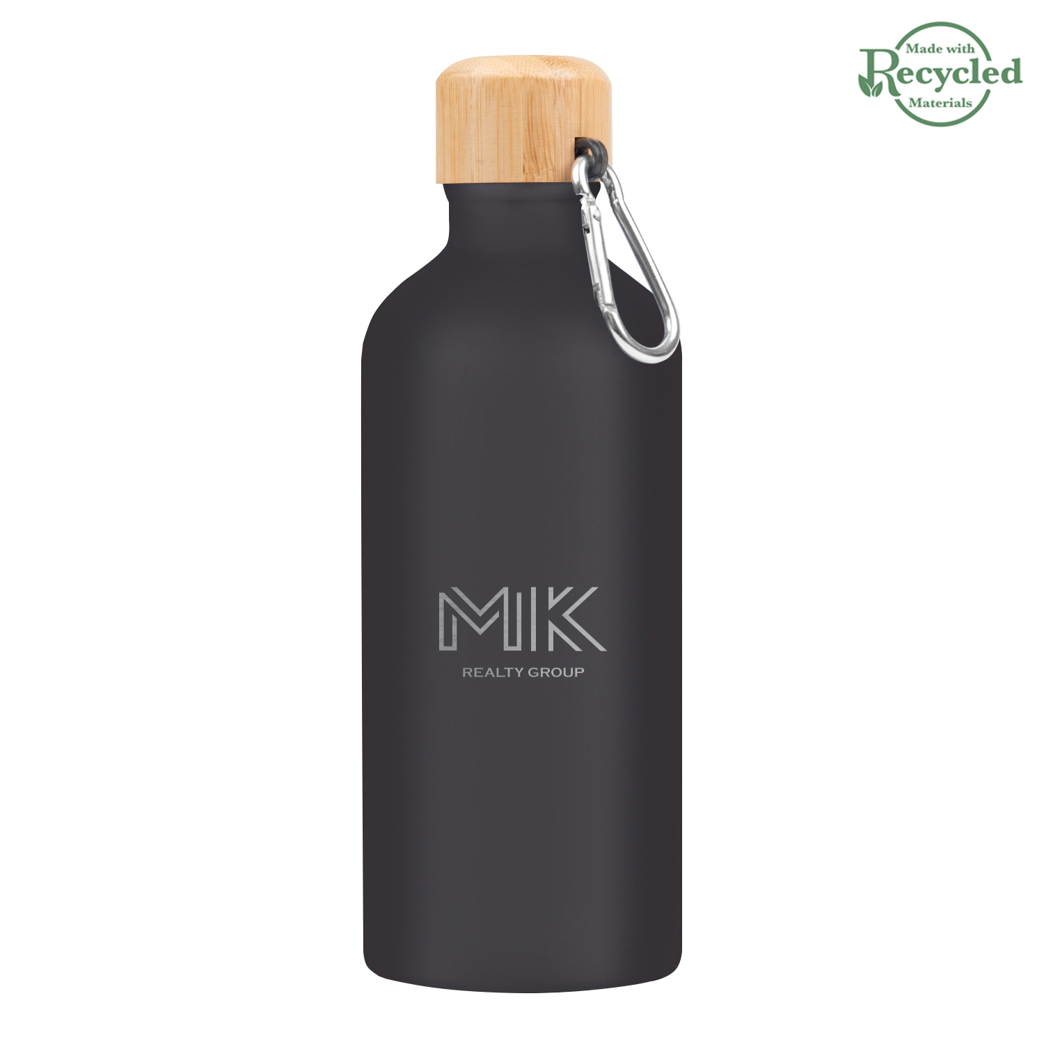 20 Oz. Aluminum Tundra Bike Bottle With Bamboo Lid 12