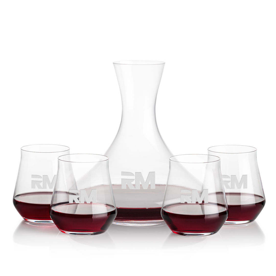 Senderwood Carafe & Bretton Stemless Wine 5