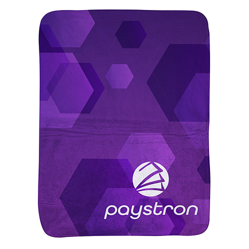 Micro-Mink Sherpa Plush Blanket 30" x 40" 430GSM - Full Color 3