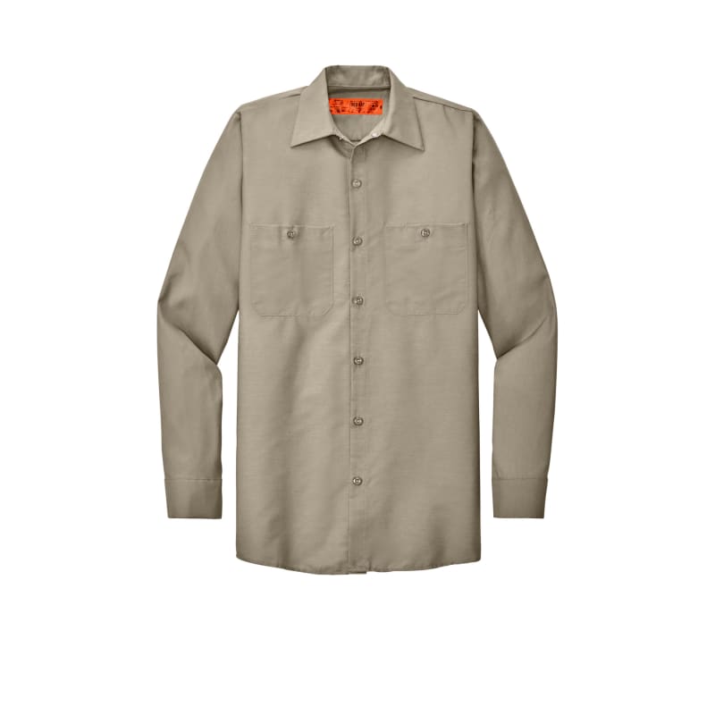 Red Kap Long Size, Long Sleeve Industrial Work Shirt. 33