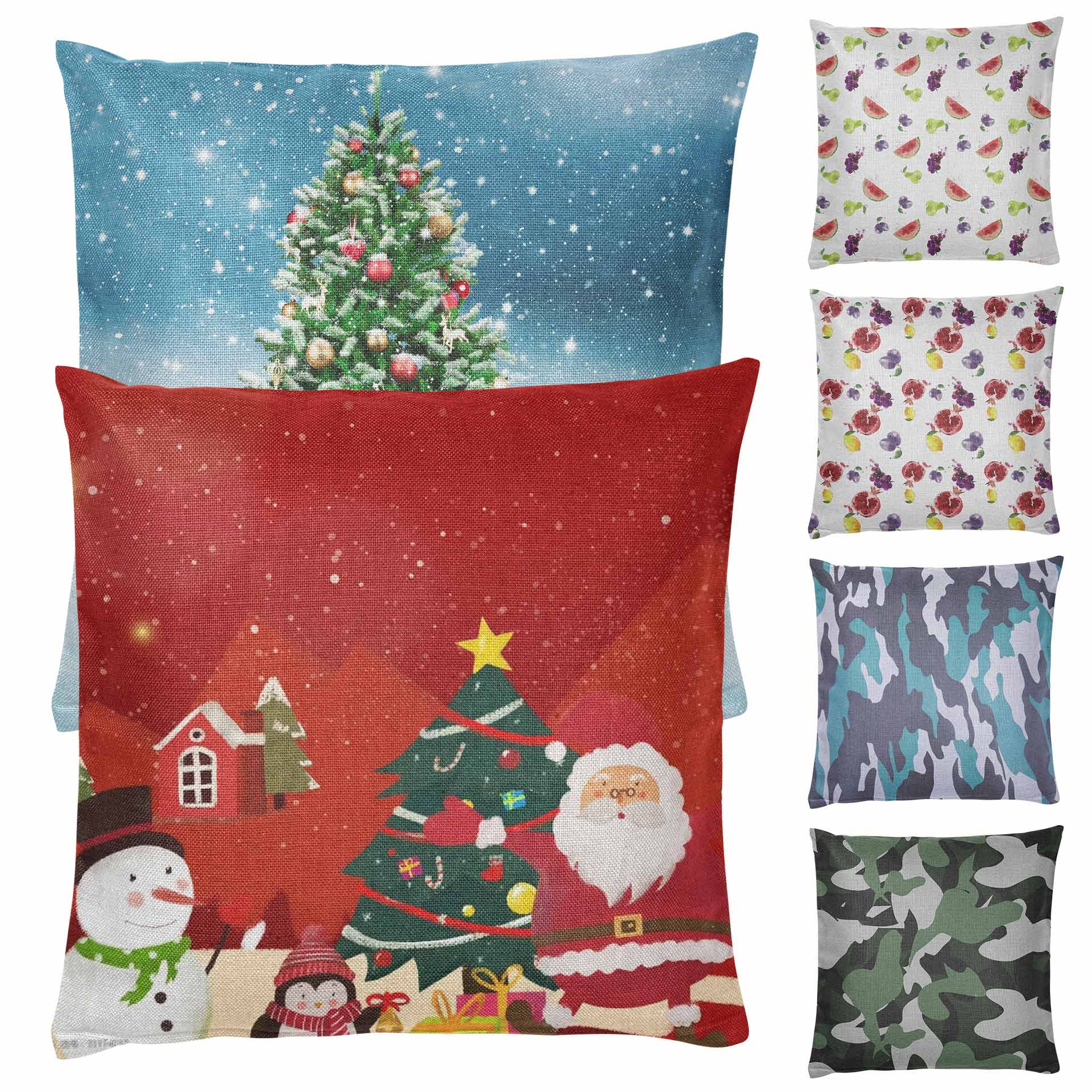 Sublimated Velvet Throw Pillow Cover 1