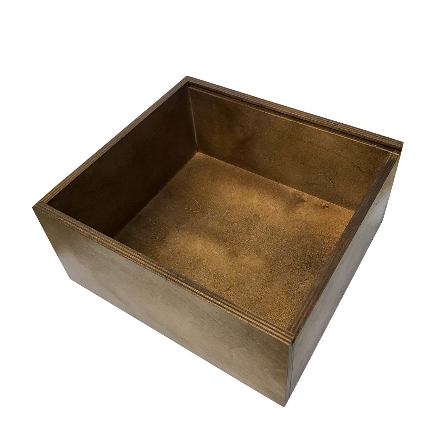 Sliding Lid Wood Box, 9.50 x 10.25 x 4.50" 16