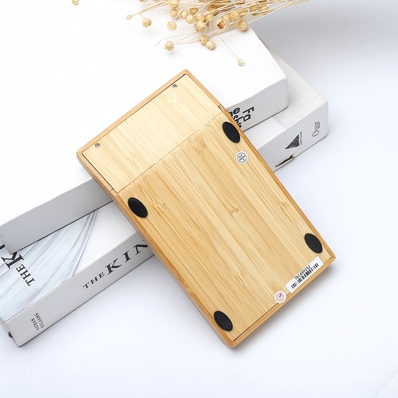 Natural Bamboo Wooden Solar Calculator 3