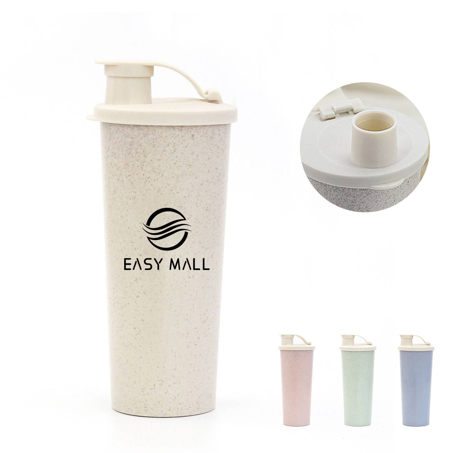 15oz Wheat Straw Water Cup 7