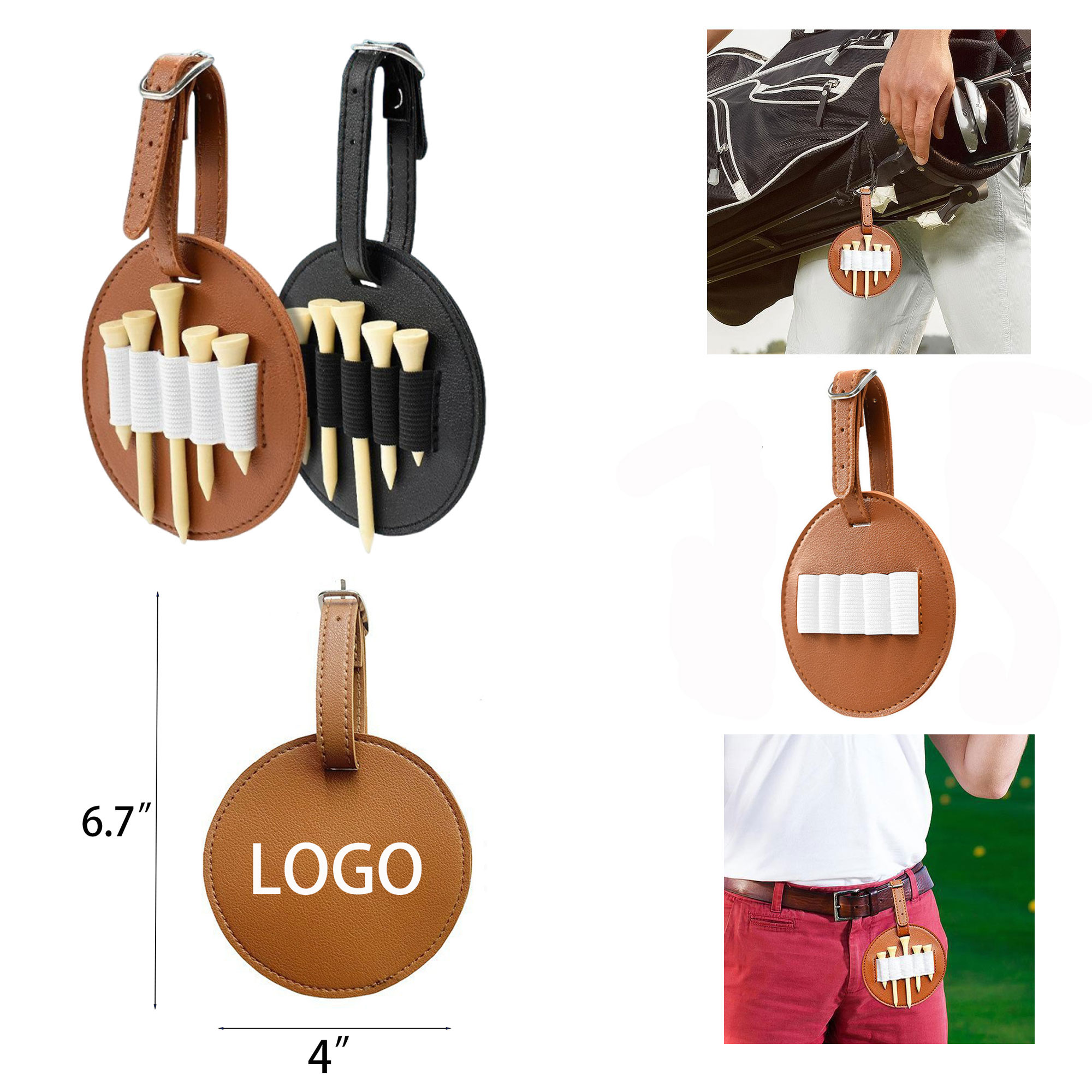 Golf Tee Holder W/ Belt 2