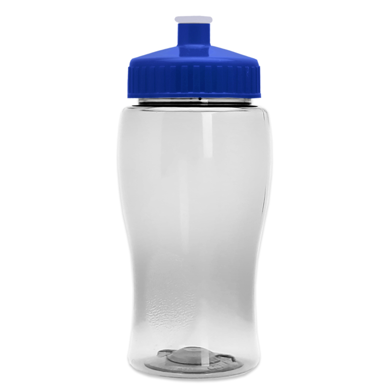Poly-Pure Jr. - 18 oz. Transparent Bottle with Push pull 8