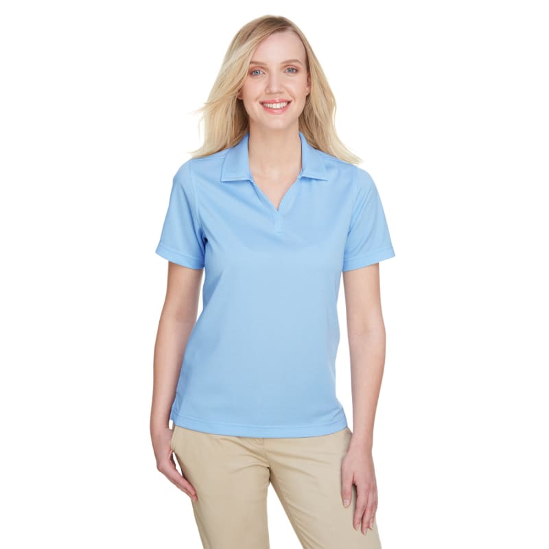 UltraClub Ladies' Cavalry Twill Performance Polo 4