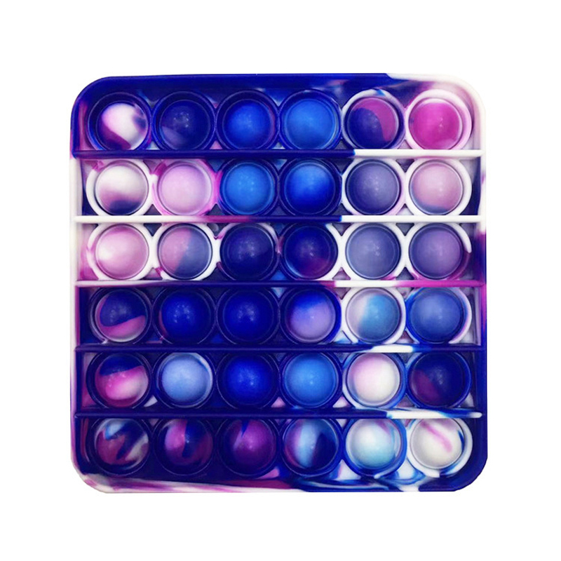Camo Square Push Pop Bubble Stress Reliever Fidget Gobang Toy 2