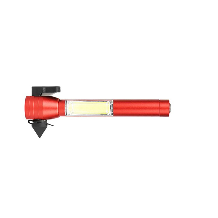 4-in-1 COB Flashlight with Breaker, Cutter & Magnet 12