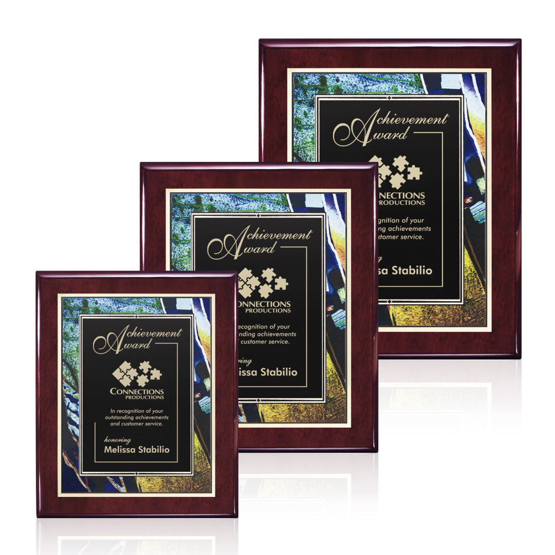 Oakleigh/Verdi Plaque - Rosewood Finish 5