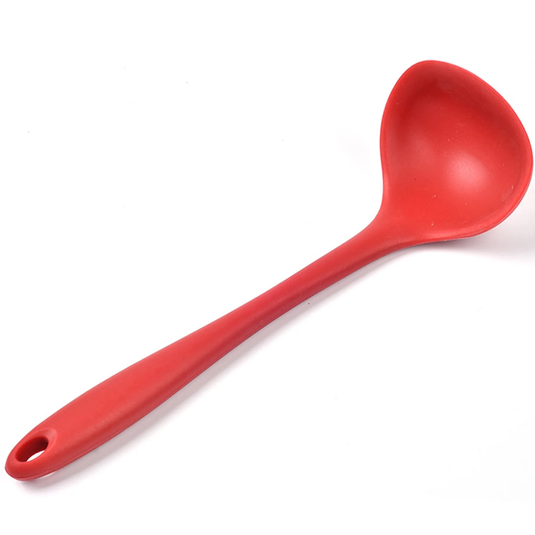 11.70inch Silicone Soup Spoon 5
