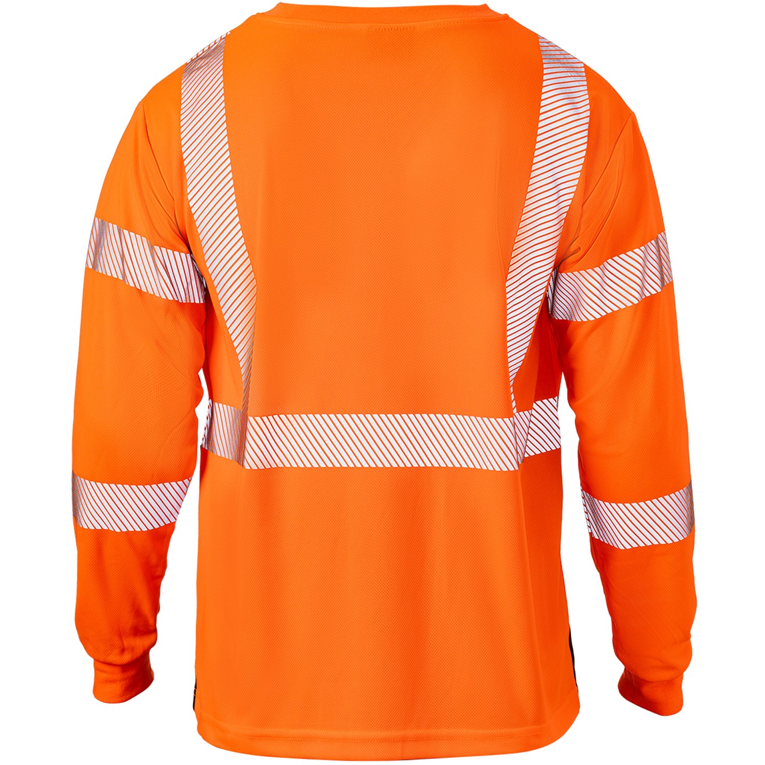 3.8 Oz. Polyester Class 3 Color Block Segmented Tape Safety T-Shirt with Pocket 5