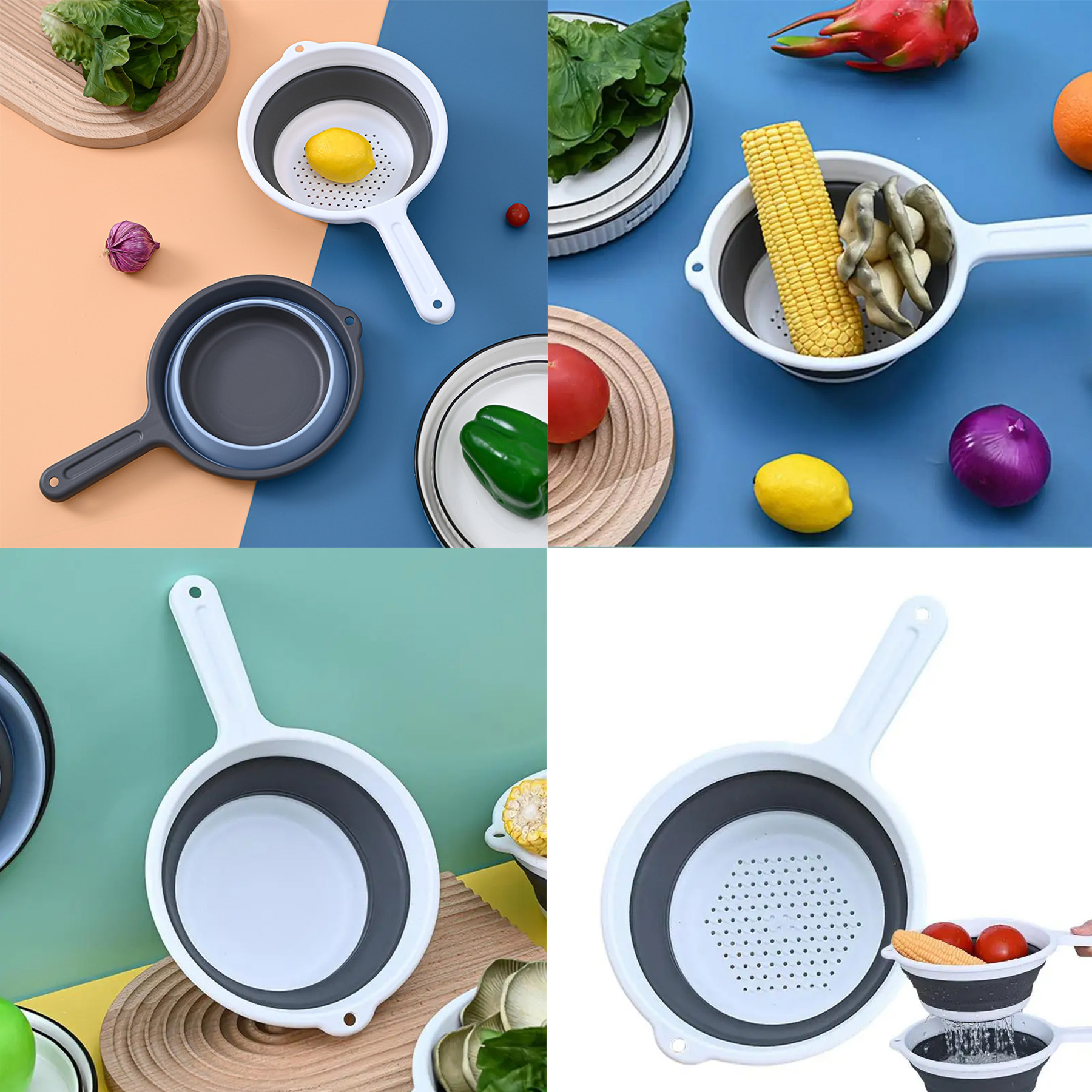 Collapsible Water Ladle Folding Spoon 2