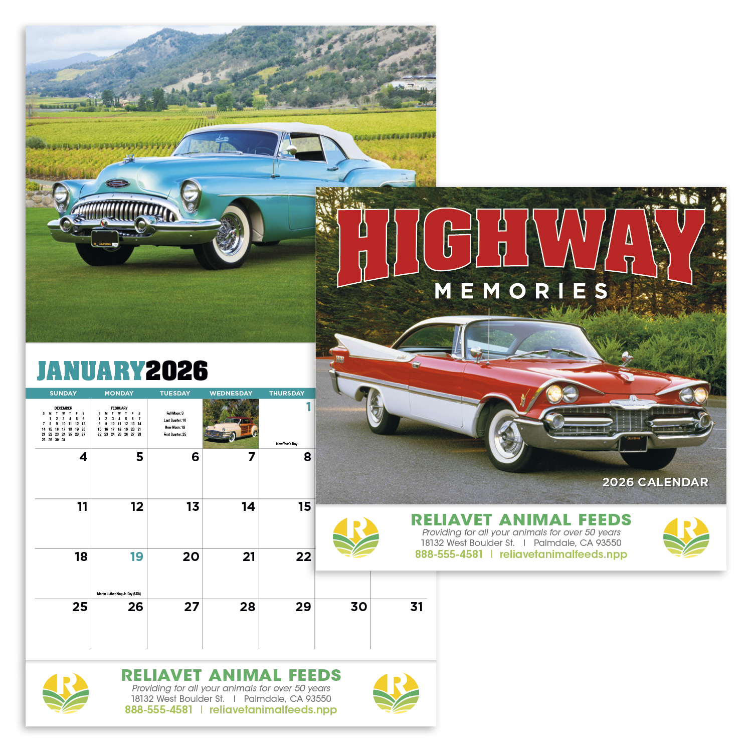 HotLine® Products Highway Memories Appointment Calendar - Stapled 4