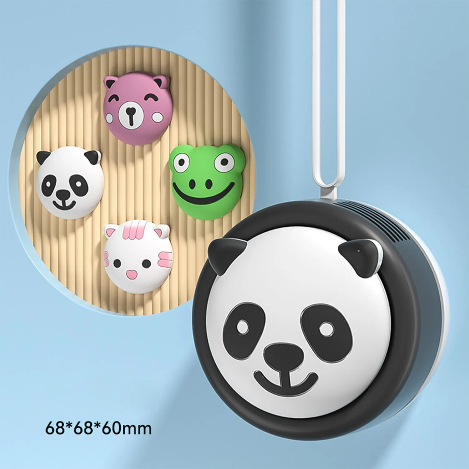 Cartoon USB charging silent fan 9