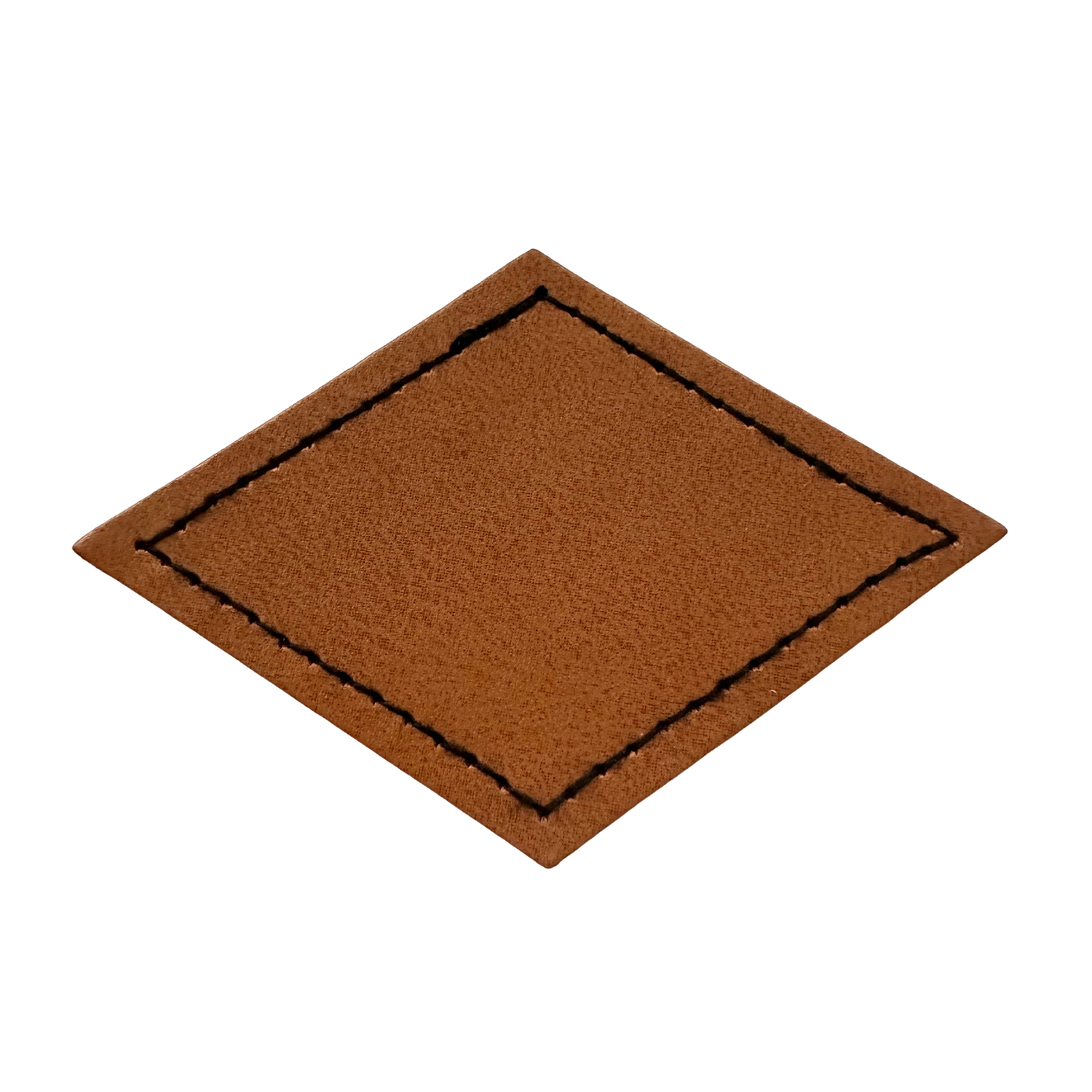 Diamond Shape Leatherette Patch 3