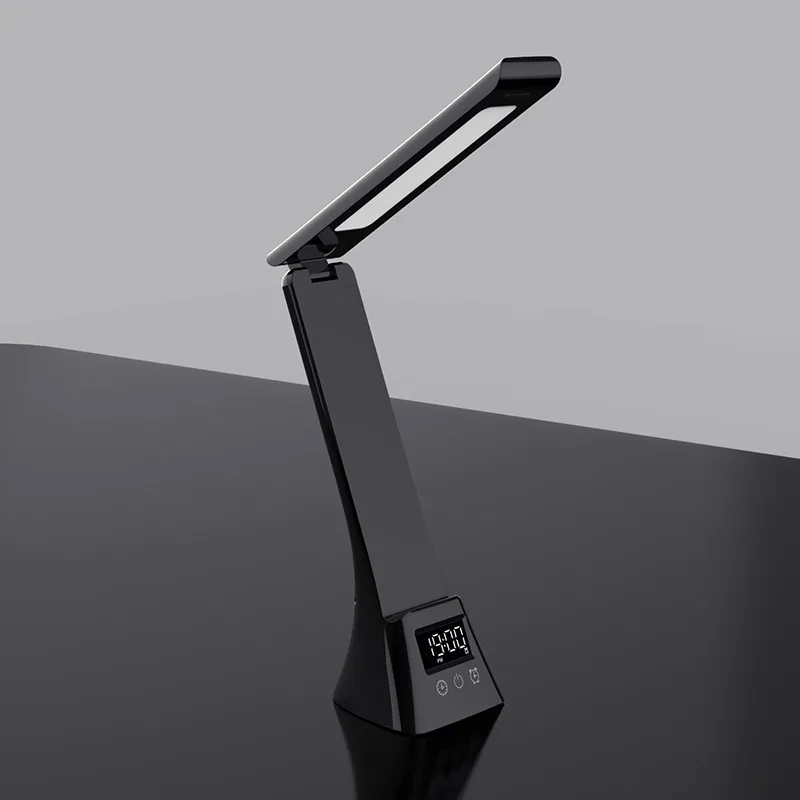 Foldable Smart LED Desk Lamp with Wireless Charger Digital C 8