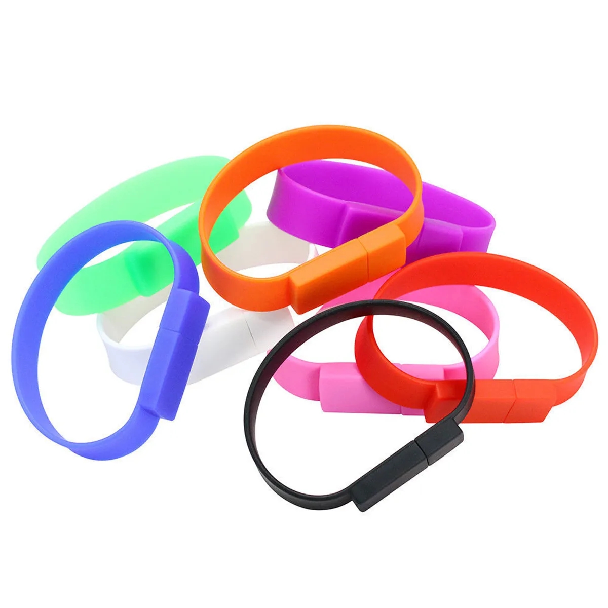 8GB USB 2.0 Memory Wristband Flash Drive 3