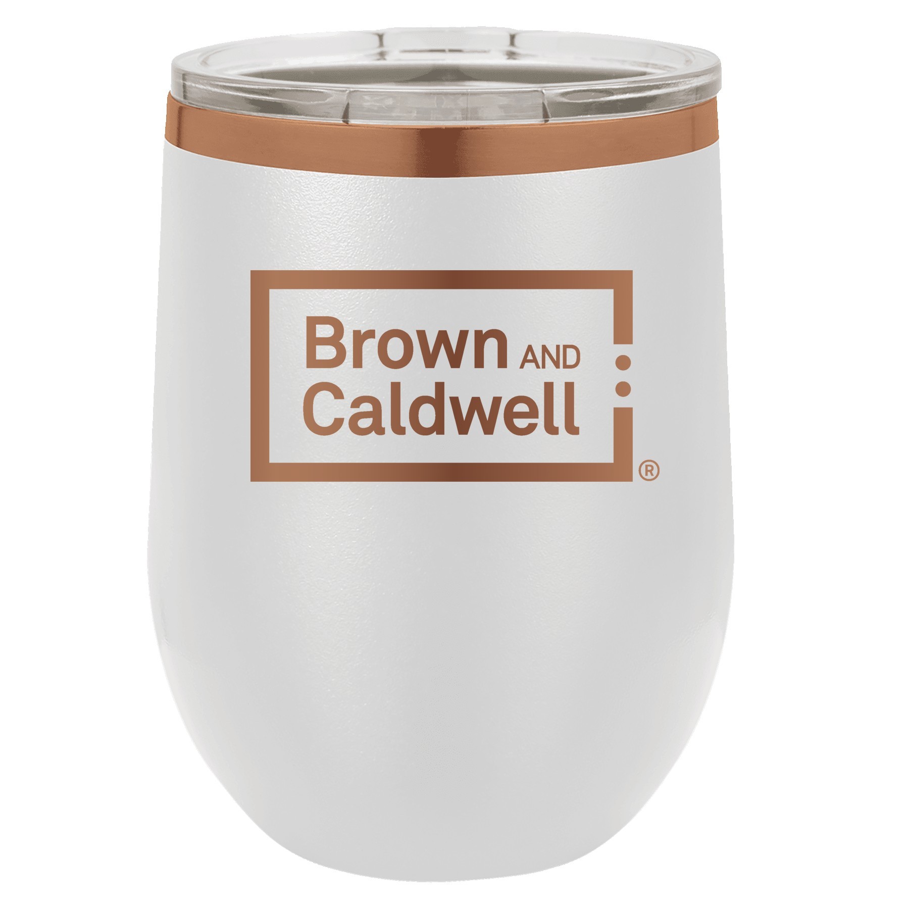 Polar Camel 12 Oz. ION-Plated Rose Gold Stemless Wine Tumbler 14