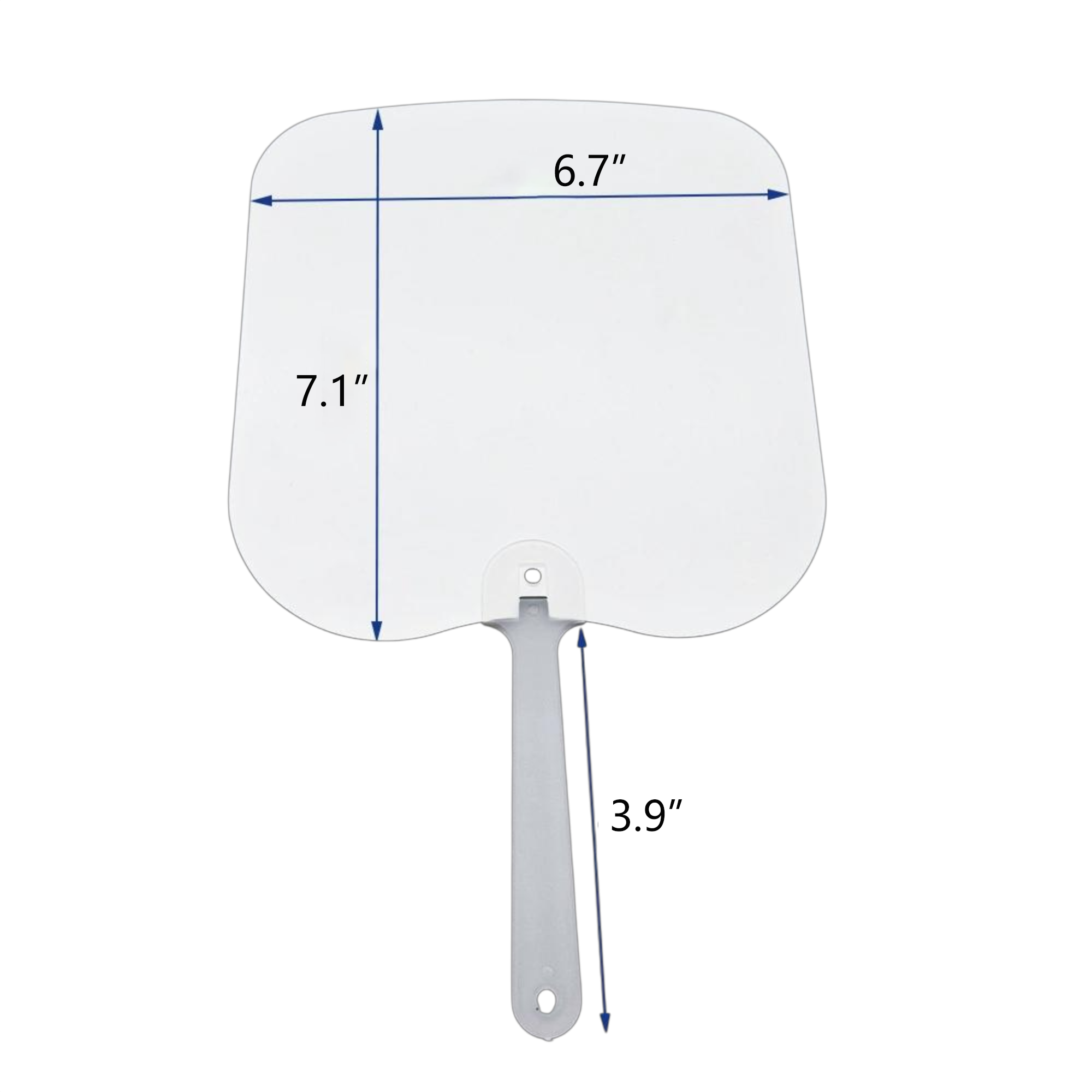 Double-Sided Full-Color Printed Plastic Fan 6