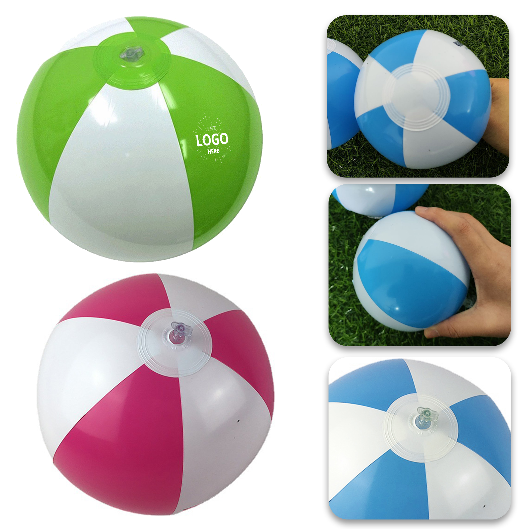 Small beach ball in hand 3