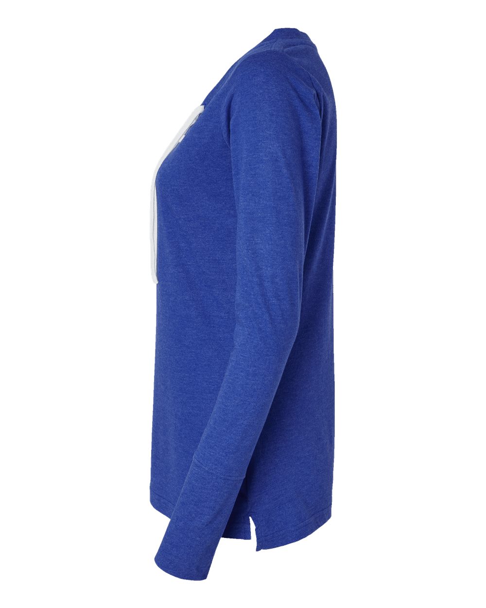 Women's Fine Jersey Lace-Up Long Sleeve T-Shirt - 3538 3