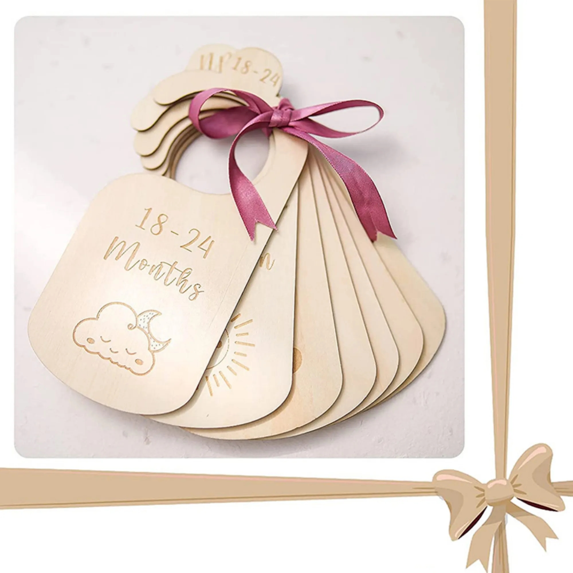 Boxwood Hanging Tags & Closet Divider Set 6